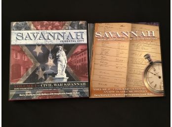 RARE Savannah Vol I & II Civil War Savannah Barry Sheehy Signed HTF