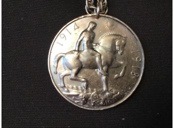 WWI British War Medal Silver  1914 1918 George V