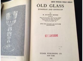 Old Glass European And American N. Hudson Moore