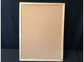 Wood Framed Cork Board Display Board