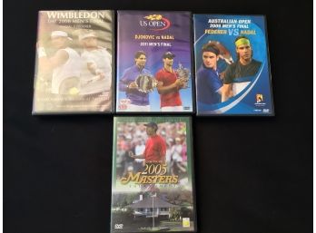 Lot Of Tennis And Golf DVDs