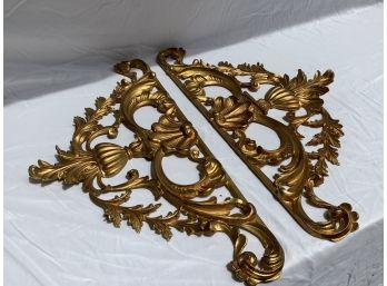 36, Pair Of Gold Architrave