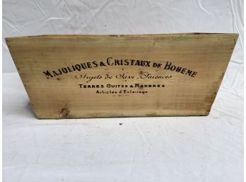 133, Wood Wine Box Garden Planter