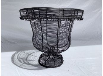 25, Black Wire Basket