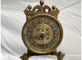 107, Vintage Brass Clock