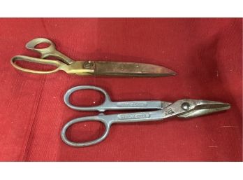 Two Pair Of Vintage Shears