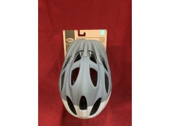 New Bell Adult Bike Helmet 14 And Up Gray And White