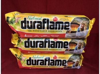 Duraflame Three New Natural Fast Lighting 4 Hour Logs