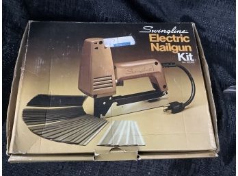 Electric  Nail Gun Kit By Swingline In Original Box