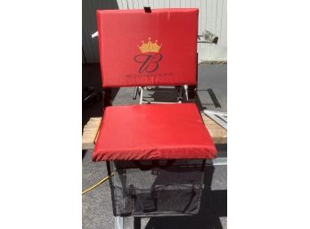 Red Budweiser Foldable Stadium Seat