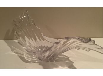 Beautiful Clear Glass Accent Piece