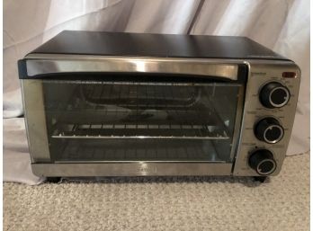 Black And Decker Toaster Oven Black And Silver