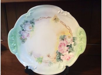 Antique Signed French Limoges D&Co Cake Plate