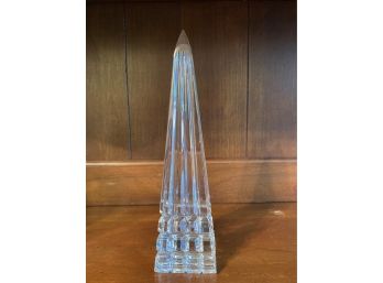 Vintage Crystal Tower Paper Weight