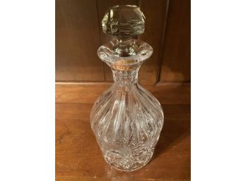 Cut Lead Crystal Decanter With Stopper