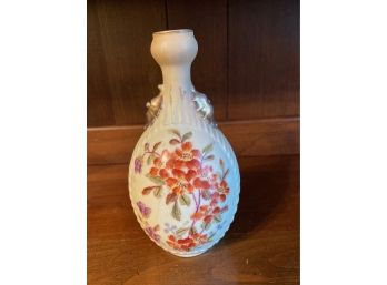 Antique  Handpainted Porcelain Bud Vase