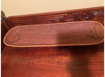 Large Vintage Wicker Bread Basket