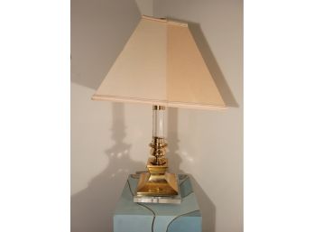 Brass / Lucite Lamp