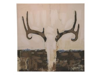 World Market Canvas Antelope Print