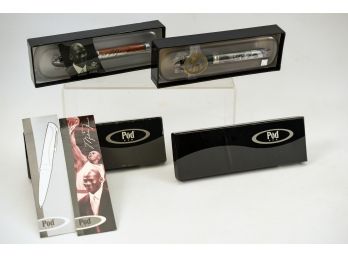 Michael Jordan And Elvis Presley Pod Pens By Upper Deck Collectibles In Original Boxes