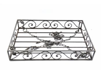 Metal Hanging Pot Rack With Hooks