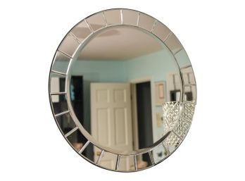 Pier 1 Imports Round Beveled Mirror