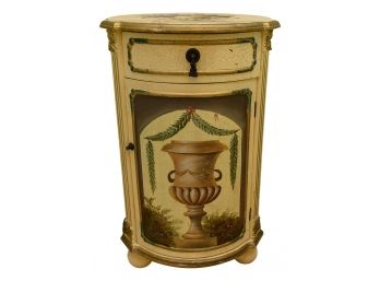 Hand Painted Bathroom Cabinet With Urn Design