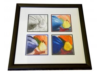 Signed Painting Of Pears By Arielle Kantor