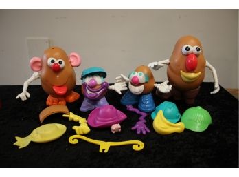 Vintage Mixed Lot Of Mr. Potato Head Toys/Pieces/Accessories