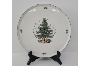 Nikko Christmas Time Japanese Cake Plate