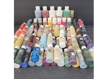 Mixed Lot Of Acrylic Paints