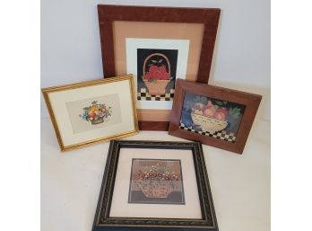 Framed Art Including Warren Kimble, Valerie Everwenk And Others