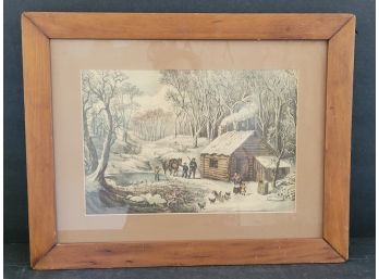 Vintage Framed Print- Artist Unknown