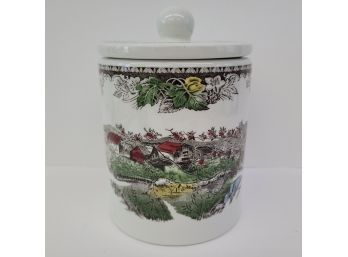 Johnson Bros The Friendly Village Jar With Lid