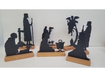 William Hofferth Wooden Silhouettes Nativity Theme