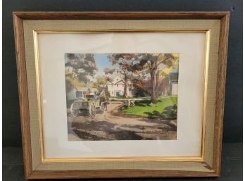 Framed Print Of Congressional Church 1850