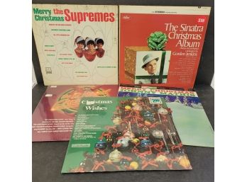 Christmas Vinyl Including The Sumpremes, Johnny Mathis, Frank Sinatra And Others