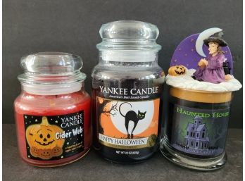 Yankee And Village Candle Halloween Theme