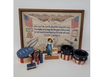 Vintage American Independence  Day Decor