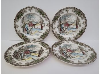 Johnson Bros The Friendly Village Sugar Maples 6' Plates