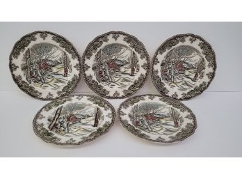 Johnson Bros The Friendly Village Sugar Maples 6' Plates