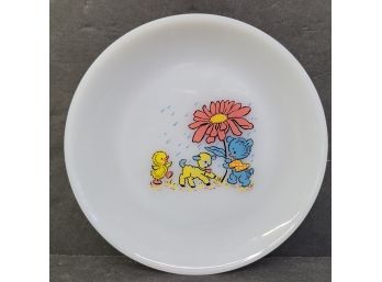 Vintage Child's Plate By Fine King Ware