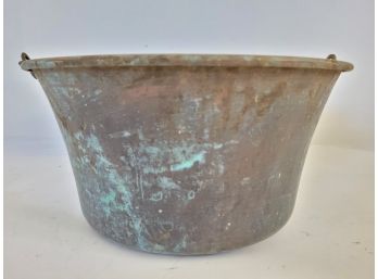 Antique Solid Copper Bucket