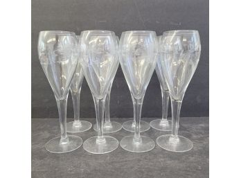 Princess House Heritage  Hand-blown Crystal Tulip Champagne Glasses