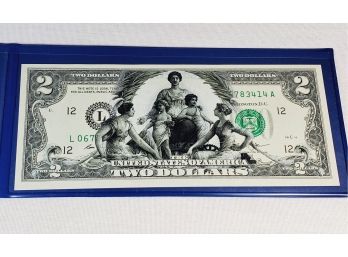 Commemorative  Education  Series $2 Banknote  Reprint On  Two Dollar Bill