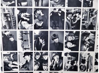 TOPPS 1964  Uncut Sheet Of The Beatles 'A Hard Days Night'  Trading Cards