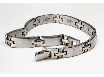 Men's Stainless Steal Link Bracelet