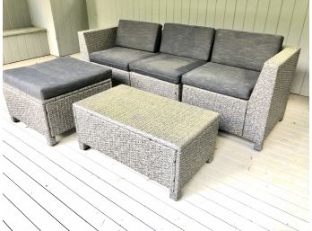 All-Weather Outdoor Wicker Set