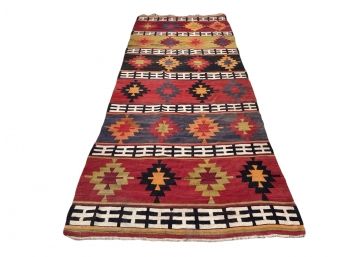 Beautiful Hand Made Woven Malmana Kilim Rug