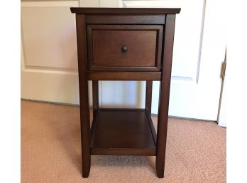 Small End Table With Roomy Drawer